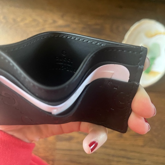 Authentic GUCCI GG RUBBER-EFFECT CARD CASE 2024 line COA INCLUDED - Picture 9 of 10